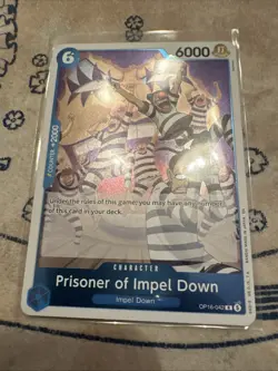 1x Prisoner of Impel Down OP16-042 R The Time of Battle Foil English One Piece - Image 1
