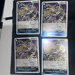 Prisoner of Impel Down x4 OP16-042 R The Time of Battle Foil English One Piece - Image 1