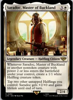 Magic the Gathering Saradoc, Master of Buckland The Lord of the Rings MTG - Image 1