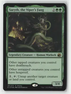 Saryth, the Viper's Fang 197 Innistrad: Midnight Hunt Magic: The Gathering Foil - Image 1