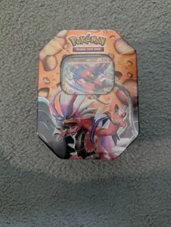 POKEMON TCG - Slashing Legends Tin Koraidon EX ** SEALED ** 4 Booster - Image 1