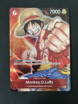 Monkey.D.Luffy - P-001 - Promo - One Piece Card Game - 23-24 Edition English - Image 1