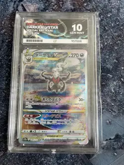 ACE 10 Darkrai VSTAR 228/172 SAR VSTAR Universe Japanese Graded Card - Image 1