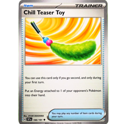 Chill Teaser Toy - Uncommon - Pokemon TCG Surging Sparks #166/191 - Image 2
