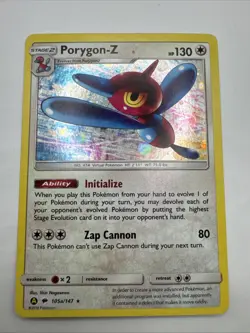 Pokemon Card Porygon Burning Shadows Cosmo Holo Rare 105a/147 Near Mint - Image 1