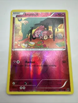 Snubbull 68/124 Reverse Holo - Pokemon Cards #1YM - Image 1