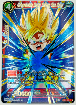 Unbreakable Super Saiyan Son Goku | Foil Dragon Ball Super Card Game | LP - Image 1