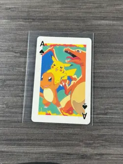 Charizard 1999 Pocket Monster Pokemon Vintage Poker Card Holo Back Nintendo - Image 1