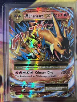 2016 Pokemon XY Evolutions Mega M Charizard EX 13/108 Ultra Rare - Image 2