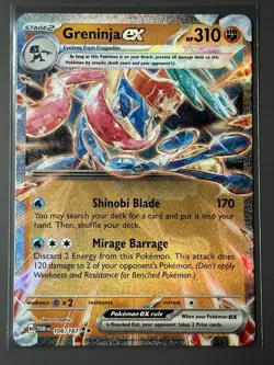 Greninja Ex - 106/167 - Double Rare - SV06: Twilight Masquerade - Pokemon TCG - Image 1
