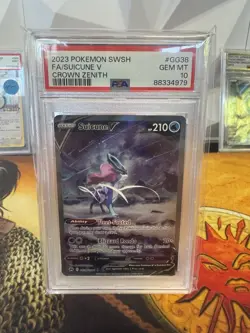 2023 Pokemon SWSH FA/Suicune v Crown Zenith #GG38 PSA 10 Gem Mint - Image 1