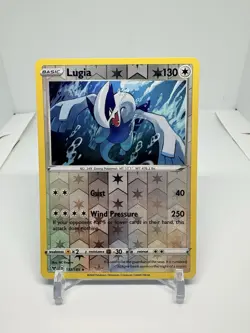 Lugia 132/185 Holo Rare Vivid Voltage Pokemon Reverse Holo Near Mint - Image 1