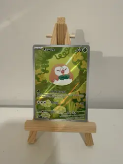 Pokemon TCG Perfect Order Rowlet 90/88 Illustration Rare NM - Image 1