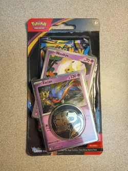Pokemon Chaos Rising Mimikyu & Zacian Checklane Blister Booster Pack NEW Sealed - Image 1