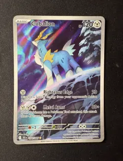 Pokemon TCG Cobalion 144/086 Illustration Rare – Black Bolt – Near Mint - Image 2