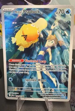 Pokemon TCG Misty's Psyduck Destined Rivals 193/182 Near Mint Condition - Image 1