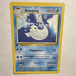 Pokemon Dewgong 1st Edition Italian Stage 1 Uncommon 025/102 Base Set Regular - Image 1