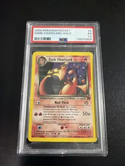 Pokemon Dark Charizard Team Rocket Unlimited Holo Rare #4 PSA 1.5 - Image 1