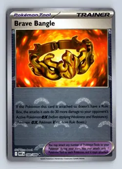 Brave Bangle (Poke Ball Pattern) 080/086 Holo UC White Flare Pokemon NM/M - Image 1