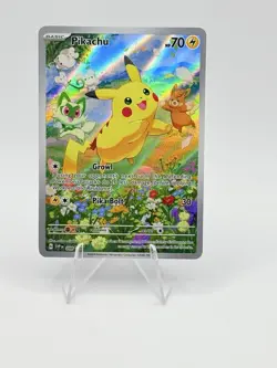 Pokemon Pikachu SVP 088 Black Star Promo Paldea Adventure Chest - Image 1