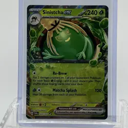 Pokemon TCG Twilight Masquerade Sinistcha ex #023/167 NM - Image 1