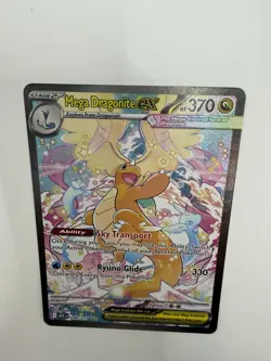 MEGA DRAGONITE EX 290/217 SPECIAL ILLUSTRATION RARE ASCENDED HEROES POKEMON - Image 5