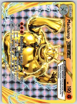 POKEMON EVOLUTIONS MACHAMP BREAK 60/108 RARE BREAK HOLO NM - Image 1