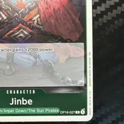 Jinbe OP16-027 R The Time of Battle Foil English One Piece - Image 5