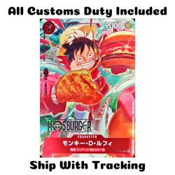ONE PIECE TCG JAPANESE CARD MOS BURGER TIE-UP CAMPAIGN Promo Luffy P-080 - Image 1