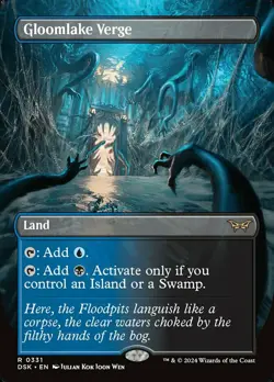 [1x] Gloomlake Verge - Borderless Near Mint, English Duskmourn: House of Horror - Image 1
