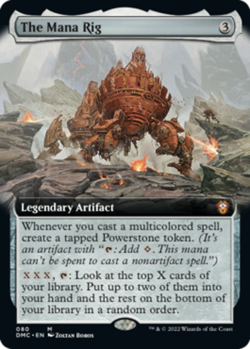 [1x] The Mana Rig - Foil - Extended Art Slight Play, English Dominaria United Co - Image 1