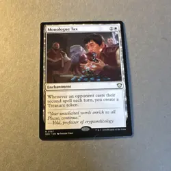 Wizards of the Coast Monologue Tax Enchantment 157 Rare Streets of New Capenna - Image 1