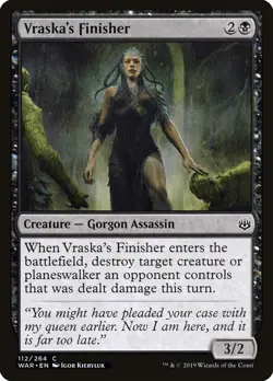 Vraska's Finisher 112 Common War of the Spark Magic: The Gathering Near Mint - Image 1