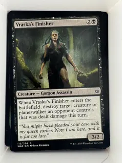 Vraska's Finisher 112 Common War of the Spark Magic: The Gathering Near Mint - Image 2