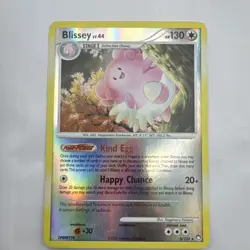 Pokemon Card: Blissey REVERSE HOLO 5/123 D&P Mysterious Treasures Set Rare - LP - Image 1