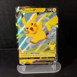 Pikachu V SWSH143 NM Promo Rare Pokemon Card - Image 1