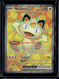 Pokemon ME03: Perfect Order Meowth ex 107/088 - Image 1