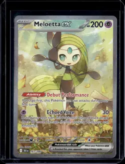 Pokemon SV: Black Bolt Meloetta ex 167/086 - Image 1
