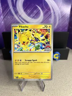 Pokemon TCG Pikachu #225 World Championships 2025 Black Star Promo - Image 1