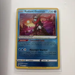 RADIANT GRENINJA 046/189 RADIANT RARE ASTRAL RADIANCE POKEMON HOLO NM/M - Image 1