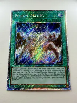 Fusion Destiny Yugioh RA03-EN270 Platinum Secret Rare Gem Mint 💎 - Image 1