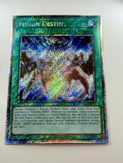 Fusion Destiny Yugioh RA03-EN270 Platinum Secret Rare Gem Mint 💎 - Image 2