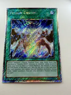 Fusion Destiny Yugioh RA03-EN270 Platinum Secret Rare Gem Mint 💎 - Image 3