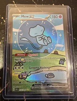 Pokemon TCG Paldean Fates Bubble Mew EX 232  Special Illustration Rare  NM - Image 1