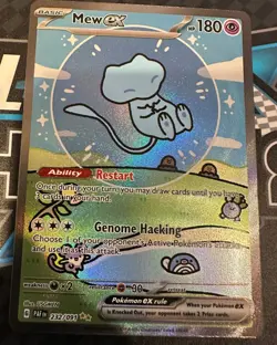Pokemon TCG Paldean Fates Bubble Mew EX 232  Special Illustration Rare  NM - Image 3