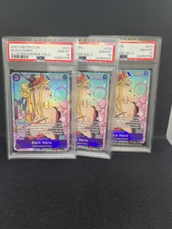 Black Maria PSA 10 Illustration Box Vol.2 OP08-074 One Piece Promotion Foil - Image 3