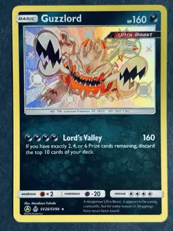 Guzzlord SV26/SV94 Hidden Fates: Shiny Vault Holo Rare Pokemon Card NM - Image 2