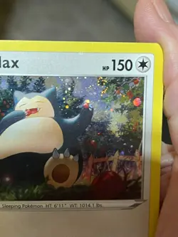 POKEMON SNORLAX 140/202 RARE COSMOS HOLO SWIRL VLP CARD SWORD & SHIELD - Image 3