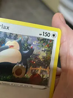 POKEMON SNORLAX 140/202 RARE COSMOS HOLO SWIRL VLP CARD SWORD & SHIELD - Image 4