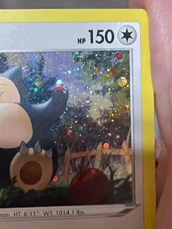 POKEMON SNORLAX 140/202 RARE COSMOS HOLO SWIRL VLP CARD SWORD & SHIELD - Image 5